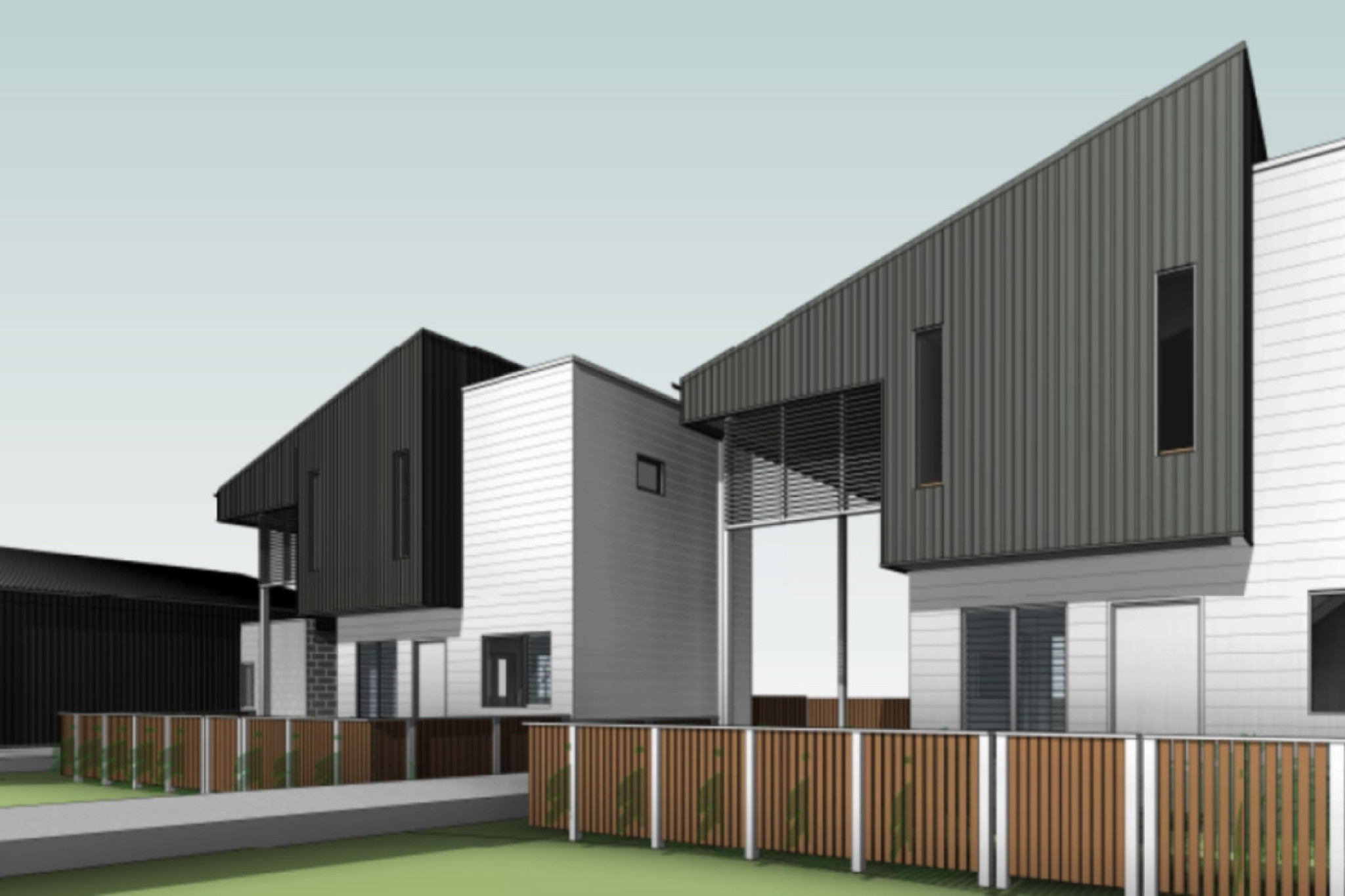An impression of the shop and short-term accommodation development approved for construction in Toogoolawah.