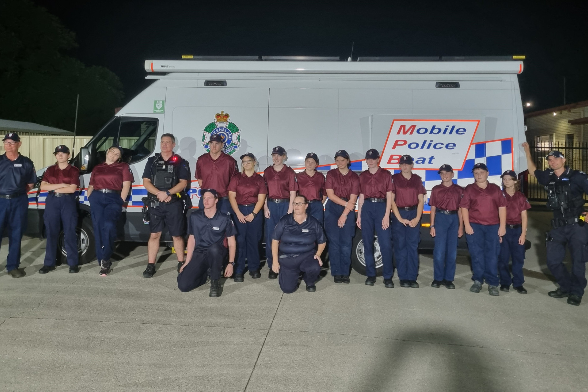 Woodford Emergency Services Cadets. Photo supplied.