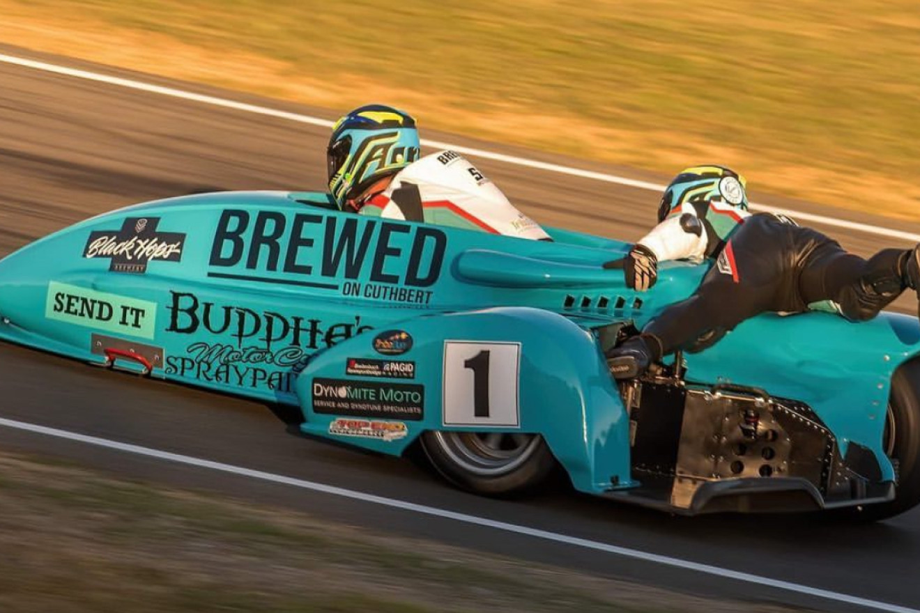 Kilcoy racer rides with world champ in UK - feature photo