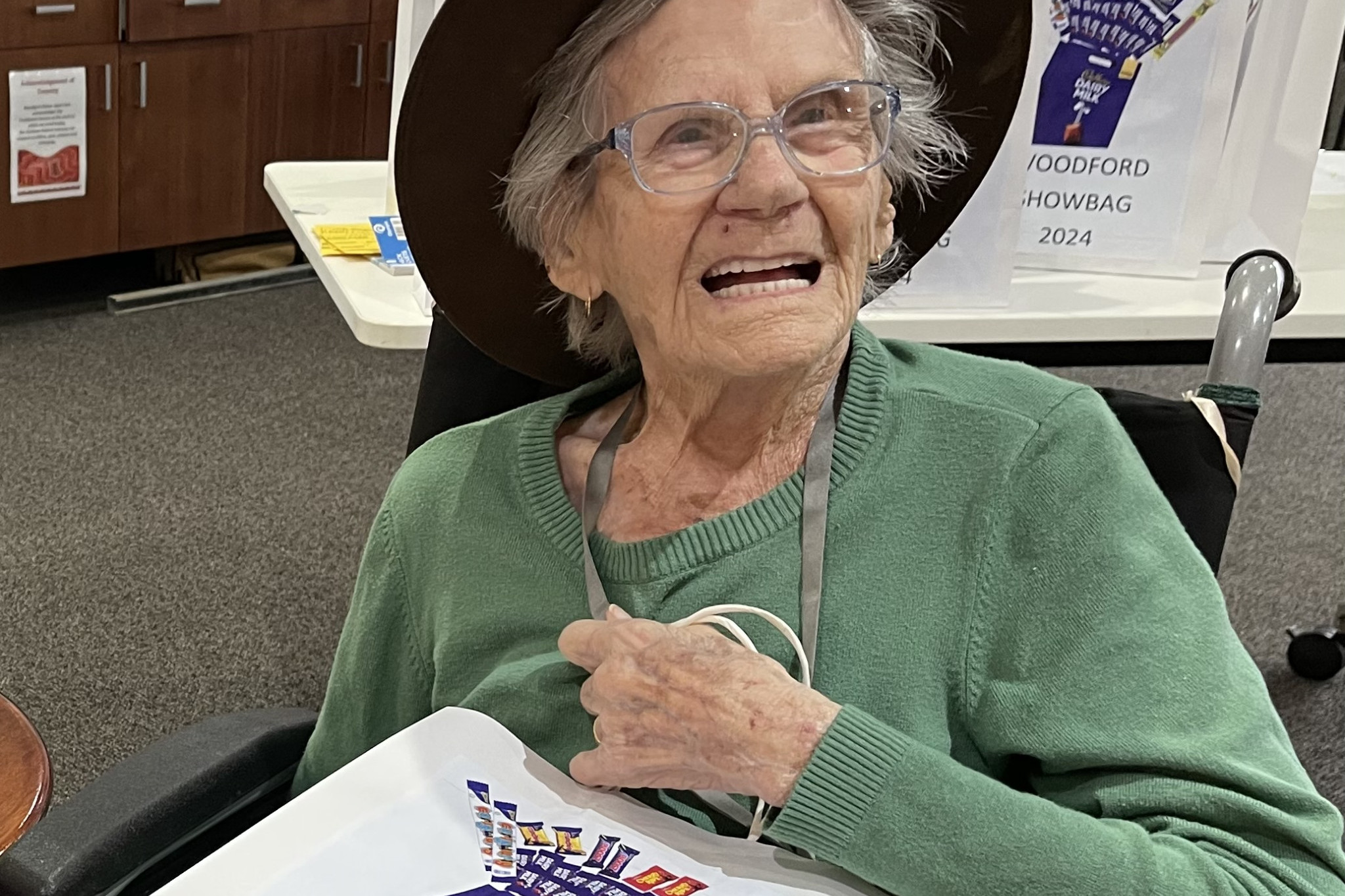 103-year-old Margaret Berkholz.