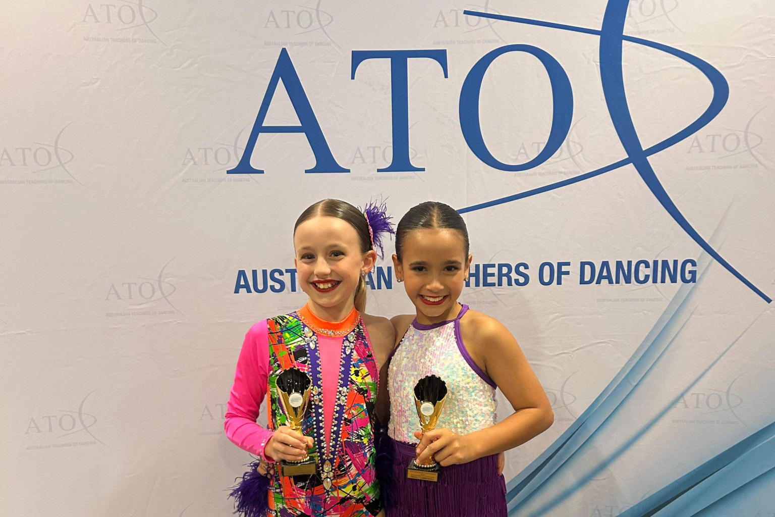 Sienna Bennett and Charlotte Celere competed at sub junior level.