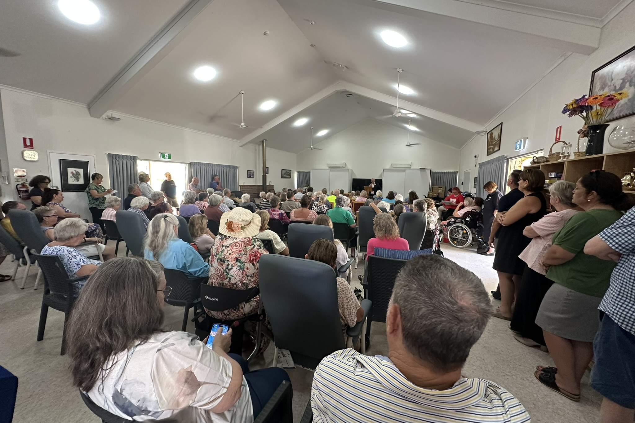 Meeting at Alkira with Member for Blair, Shayne Neumann, on October 24.