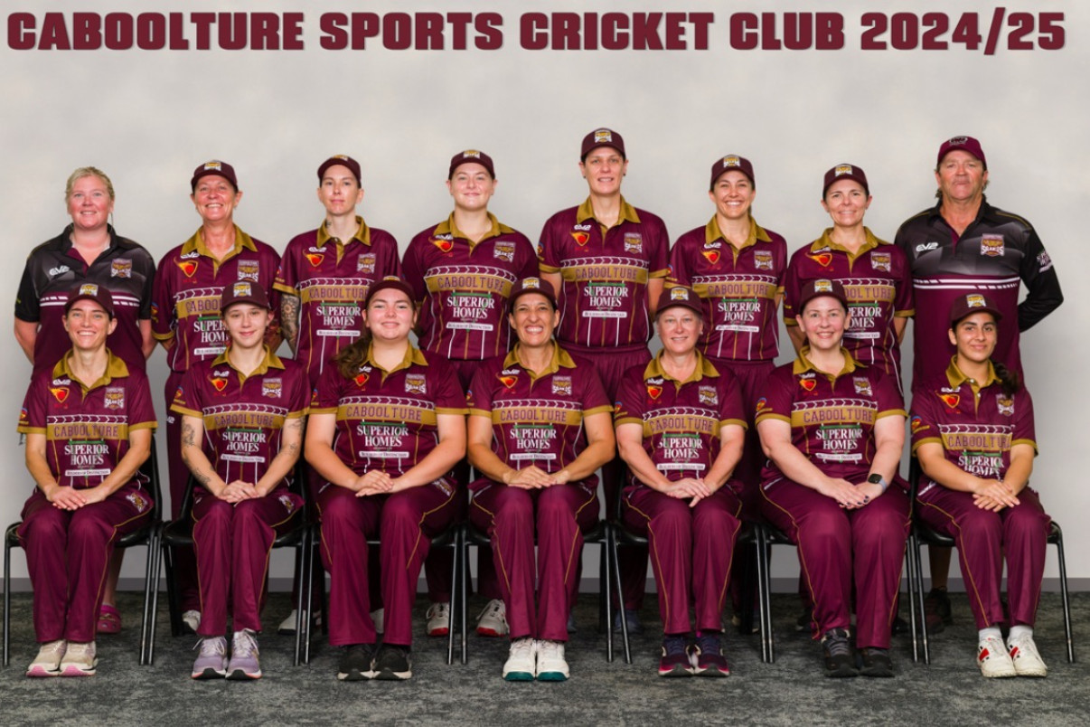 The Caboolture Tier 1 Women’s team at the start of the season.