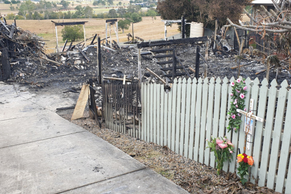 Inscribed cross reveals victim of Kilcoy house fire - feature photo