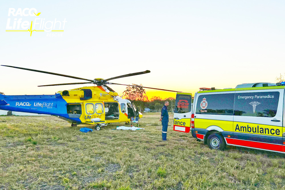 Chopper airlifts driver from highway rollover - feature photo