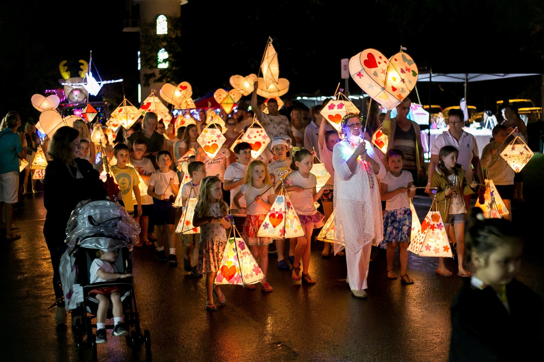 Woodford lights up for Lantern Parade - feature photo
