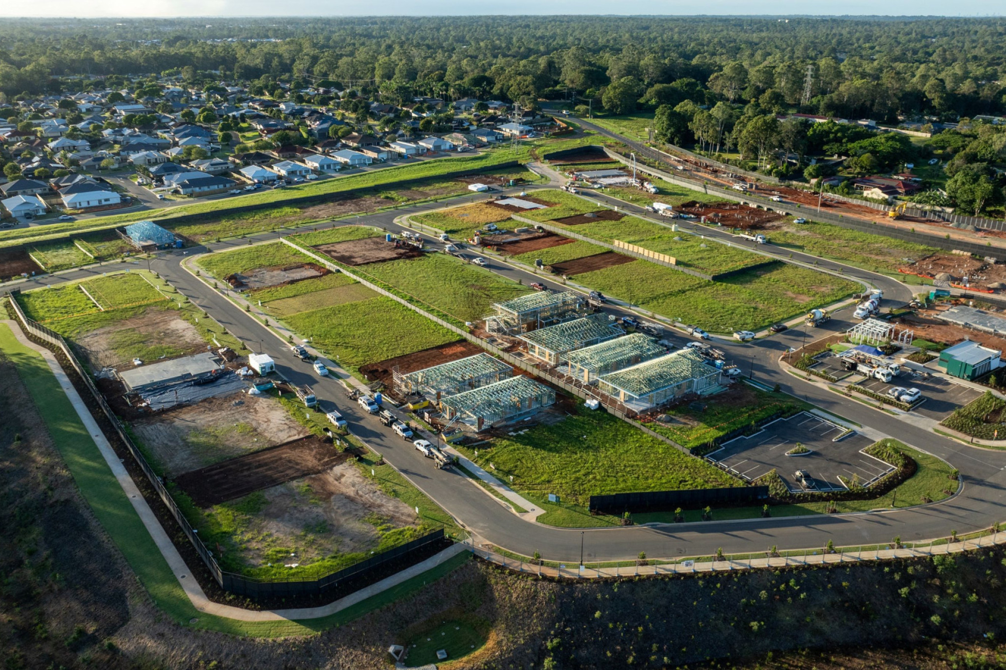 Lilywood Landings home construction begins.