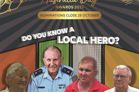 Nominate a local hero for a 2023 Australia Day Award - feature photo