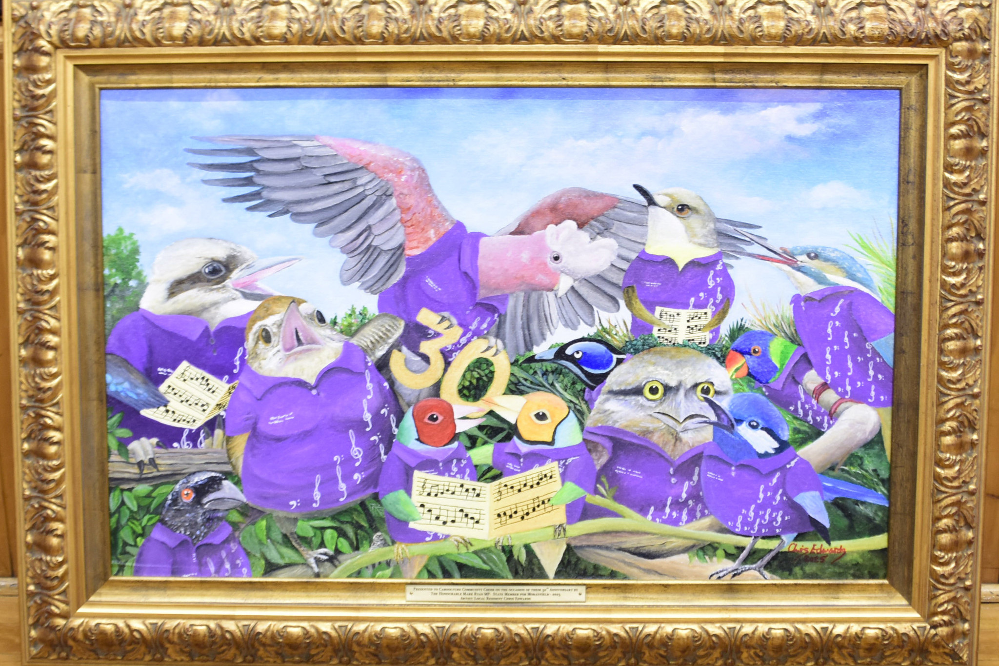 ‘Caboolture Song Birds’ by Chris Edwards.