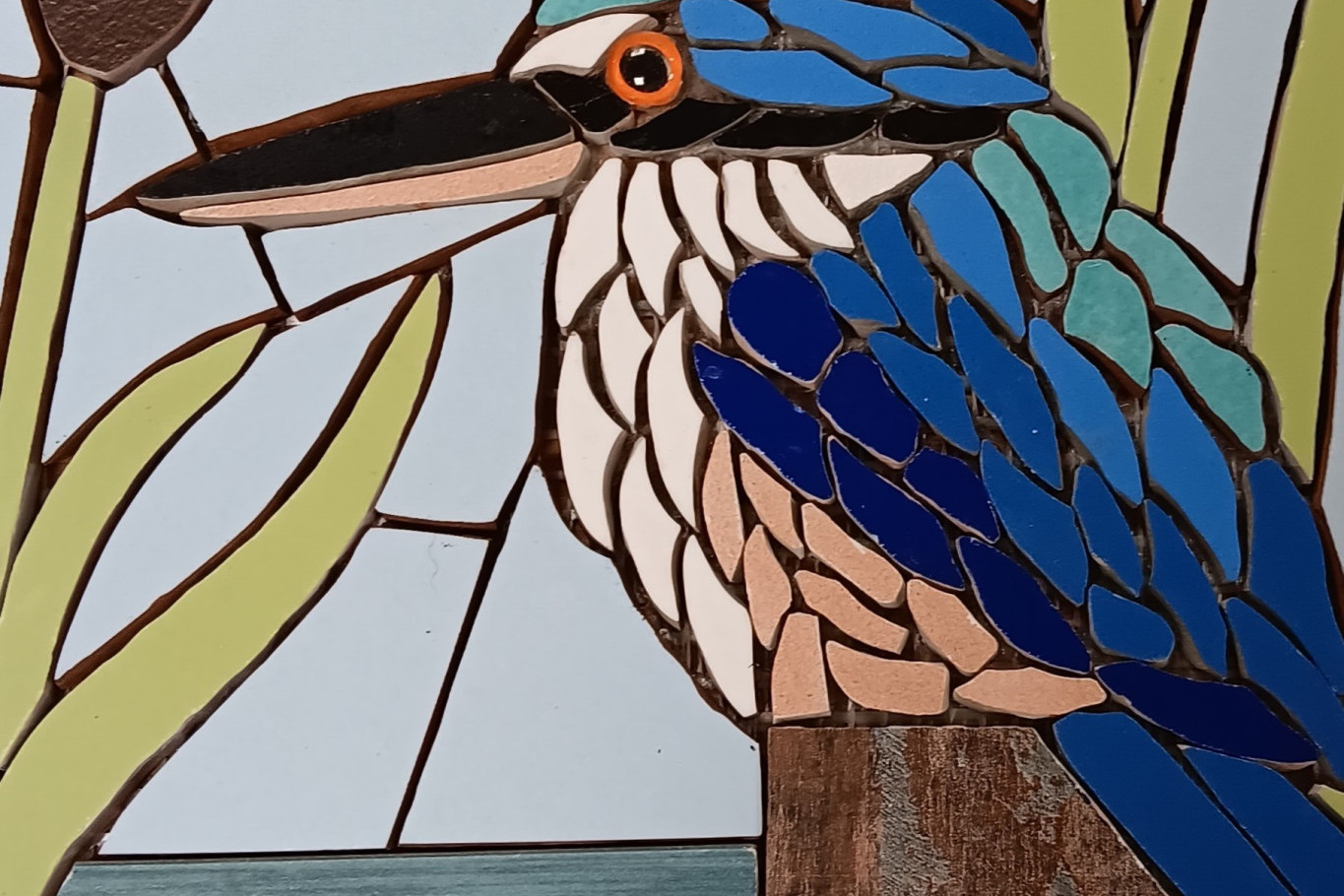 Sample mosaic provided by Valley of the Lakes Garden Club