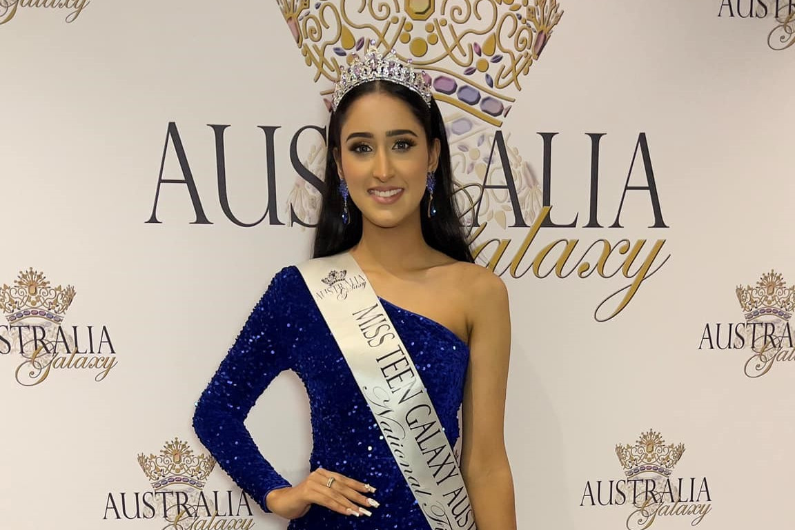 Caboolture-based Parneet Kaur placed second in the Miss Teen Galaxy Australia.