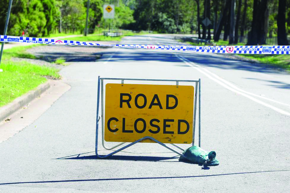Esk-Kilcoy Road and Wivenhoe-Somerset Road will be closed from Wednesday to Friday.