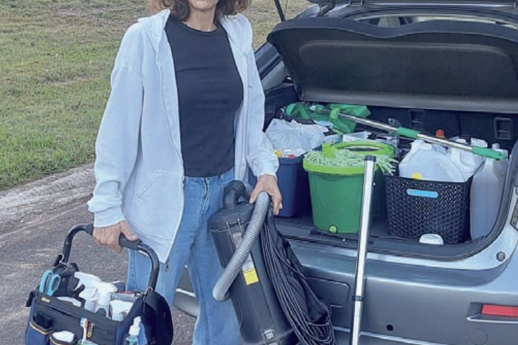 Sylvie Bissinger, owner Spotless Cleaning Services.