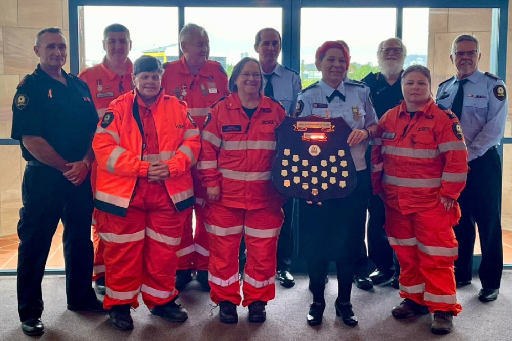 Somerset SES volunteers were recently recognised for their service.