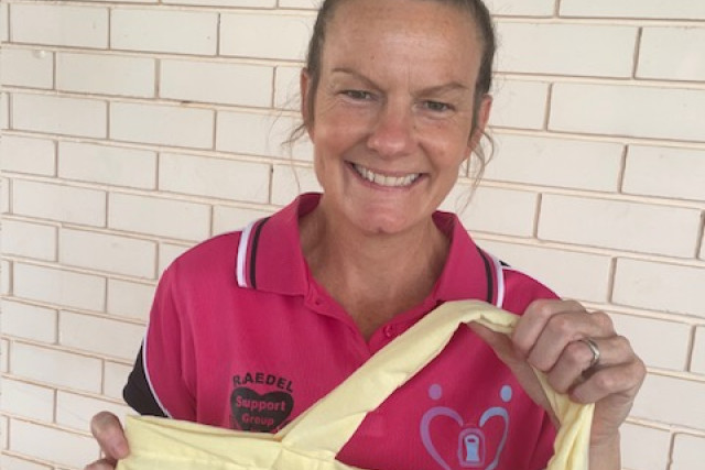 Raedel Support Group president Kerri Raedel is chiefly involved with the ‘Buddy Bags’ charity to help children in need in the Moreton Bay area.