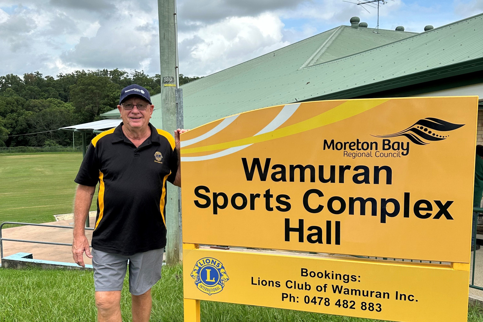 Wamuran Lions Club president Brian McAtee is looking forward to this Friday night’s BBQ event at the Wamuran Sports Complex Hall.