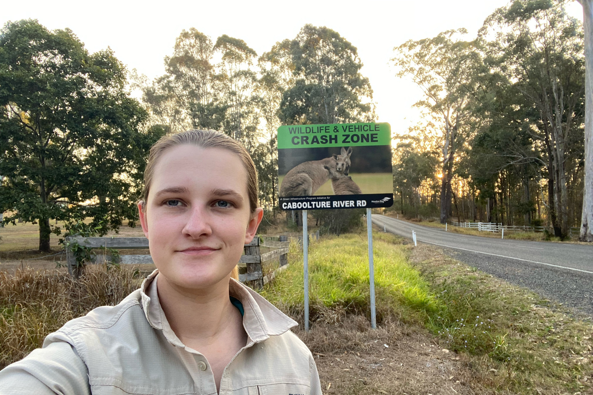 Wildlife rescuer Tiffani Wilton is taking initiatives to have a wildlife sign installed at Ironbark Drive in Woodford, due to a number of animal-related incidents in this street.