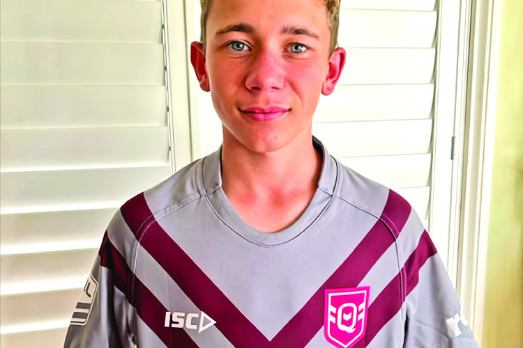 Stanley River Wolves junior Riley Yarnold played for the Silver team in the curtain-raiser to last week’s State of Origin match at Suncorp Stadium.
