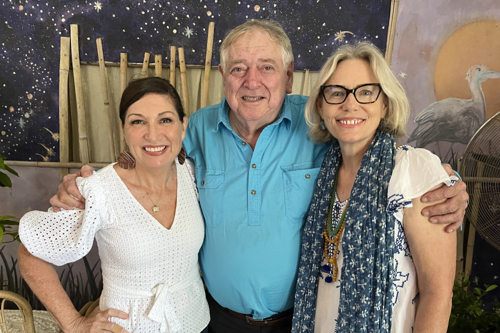 Minister for the Arts Leeanne Enoch, Festival Founder and Director Bill Hauritz and General Manager Amanda Jackes celebrated the return of the Woodford Folk Festival by welcoming back live performance, artists and audiences from across the nation at the 2022/23 event.