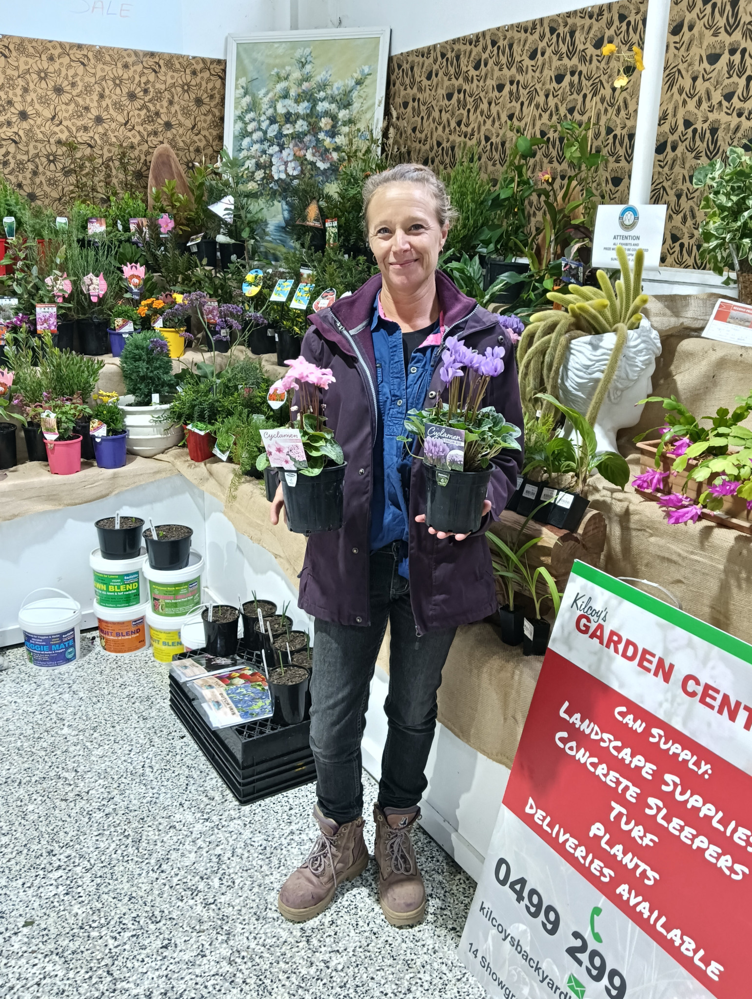 Tegan from Kilcoy’s Garden Centre.