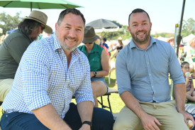 Andrew Powell MP and Cr Tony Latter.