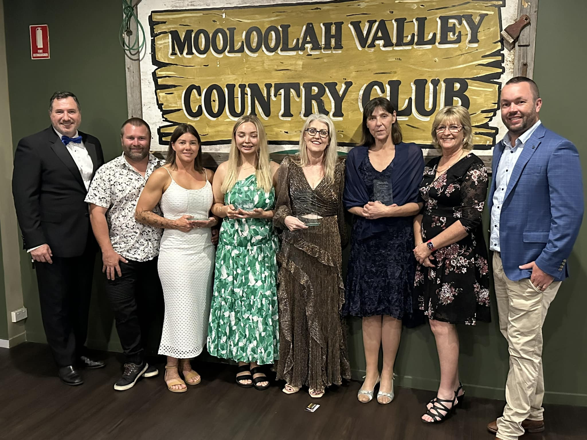 (L-R) Andrew Powell with Moreton Bay winners and Div 12 Councillor, Tony Latter.